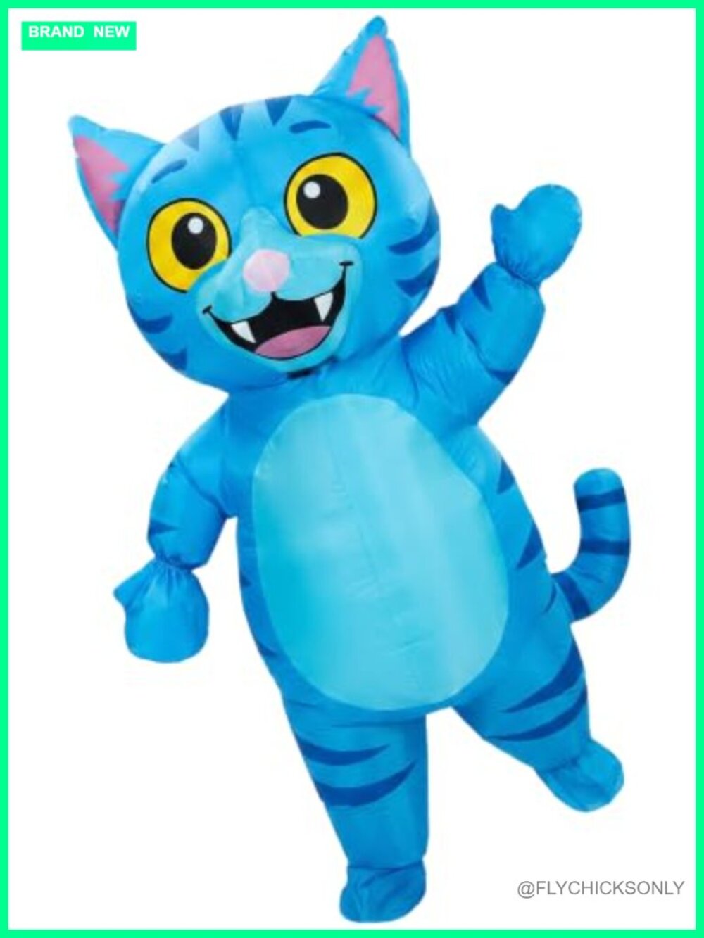 Inflatable Tiger Costume for Adults, Blow up Halloween Costume, Polyester, with